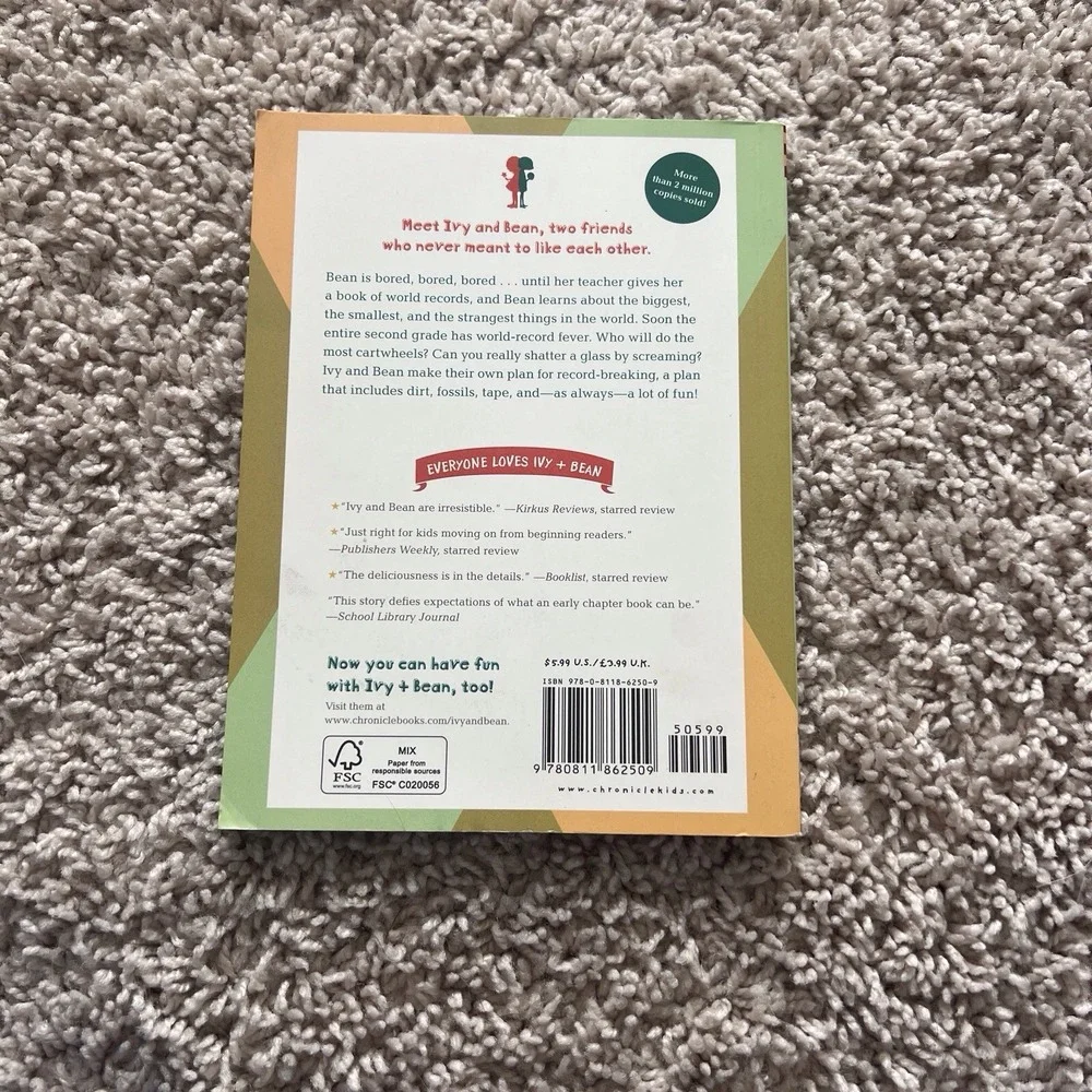 Ivy and Bean Break the Fossil Record (Book 3) by Annie Barrows (2007, Paperback)